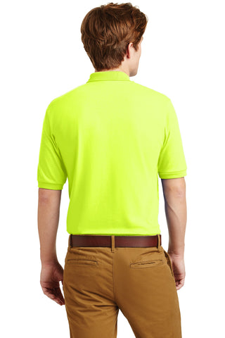 Jerzees SpotShield 5.4-Ounce Jersey Knit Sport Shirt (Safety Green)