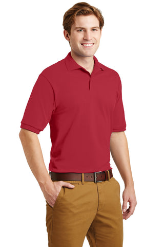 Jerzees SpotShield 5.4-Ounce Jersey Knit Sport Shirt (True Red)