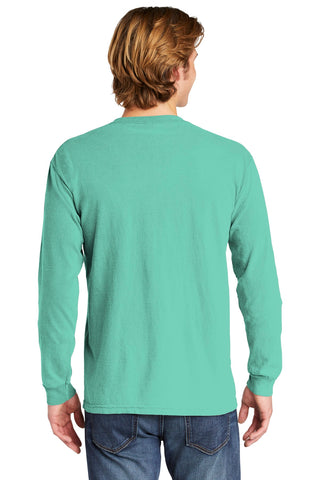 COMFORT COLORS Heavyweight Ring Spun Long Sleeve Pocket Tee (Chalky Mint)