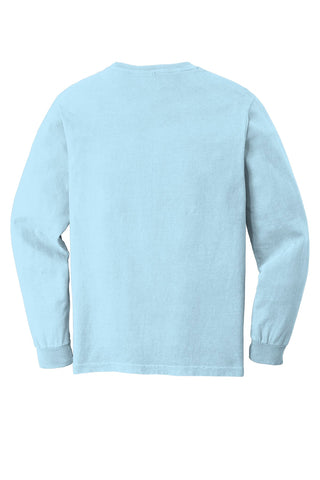 COMFORT COLORS Heavyweight Ring Spun Long Sleeve Pocket Tee (Chambray)