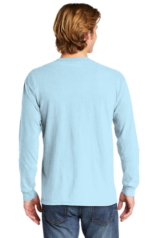 COMFORT COLORS Heavyweight Ring Spun Long Sleeve Pocket Tee (Chambray)