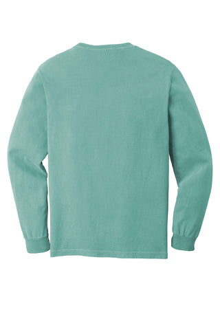 COMFORT COLORS Heavyweight Ring Spun Long Sleeve Pocket Tee (Seafoam)