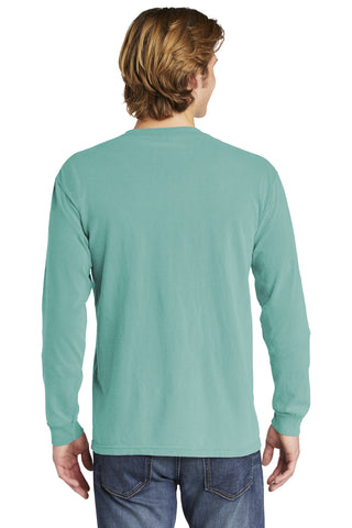 COMFORT COLORS Heavyweight Ring Spun Long Sleeve Pocket Tee (Seafoam)