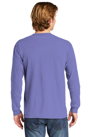 COMFORT COLORS Heavyweight Ring Spun Long Sleeve Pocket Tee (Violet)