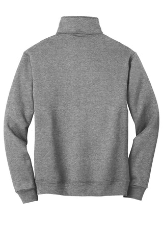 Jerzees Super Sweats NuBlend 1/4-Zip Sweatshirt with Cadet Collar (Oxford)