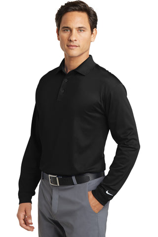 Nike Long Sleeve Dri-FIT Stretch Tech Polo (Black)