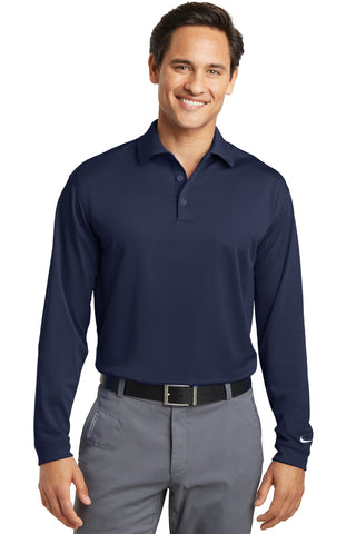 Nike Long Sleeve Dri-FIT Stretch Tech Polo (Midnight Navy)