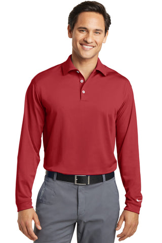 Nike Long Sleeve Dri-FIT Stretch Tech Polo (Varsity Red)