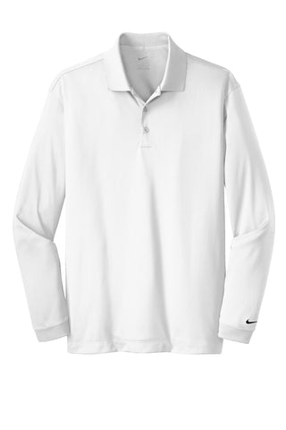 Nike Long Sleeve Dri-FIT Stretch Tech Polo (White)