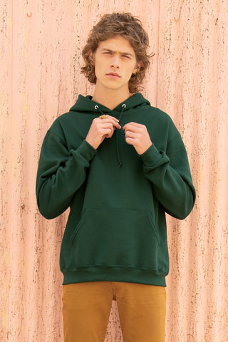Jerzees Super Sweats NuBlend Pullover Hooded Sweatshirt (Forest Green)