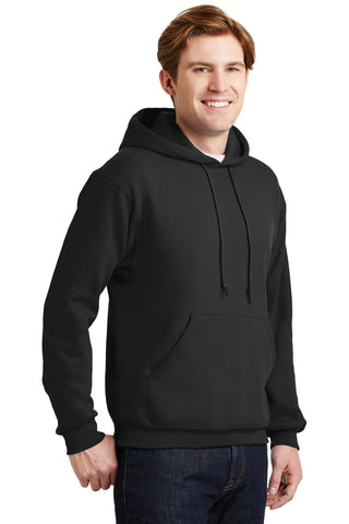 Jerzees Super Sweats NuBlend Pullover Hooded Sweatshirt (Black)