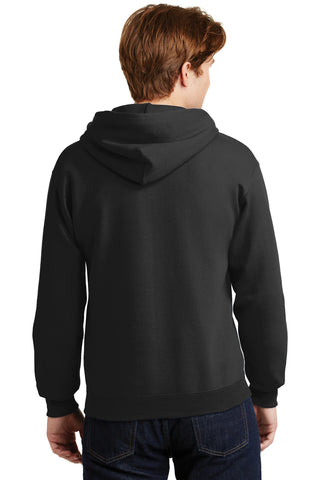 Jerzees Super Sweats NuBlend Pullover Hooded Sweatshirt (Black)