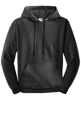 Jerzees Super Sweats NuBlend Pullover Hooded Sweatshirt (Black Heather)