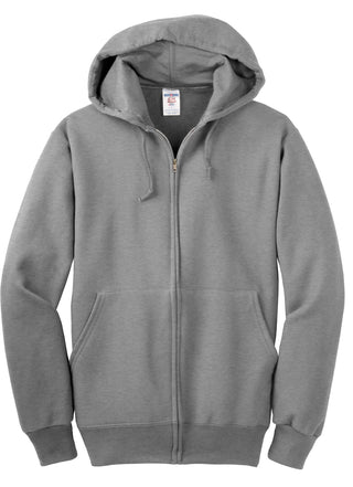 Jerzees Super Sweats NuBlend Full-Zip Hooded Sweatshirt (Oxford)