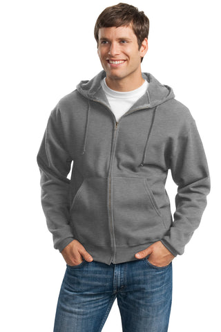 Jerzees Super Sweats NuBlend Full-Zip Hooded Sweatshirt (Oxford)