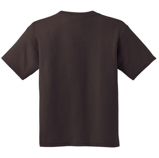 Gildan Youth Heavy Cotton 100% Cotton T-Shirt (Dark Chocolate)