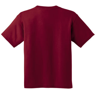 Gildan Youth Heavy Cotton 100% Cotton T-Shirt (Garnet)