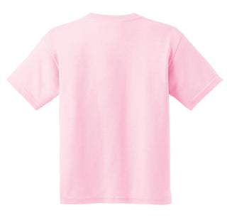 Gildan Youth Heavy Cotton 100% Cotton T-Shirt (Light Pink)