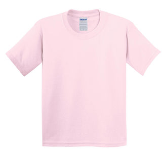 Gildan Youth Heavy Cotton 100% Cotton T-Shirt (Light Pink)
