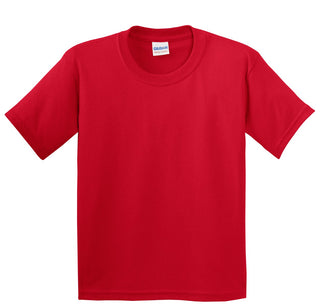 Gildan Youth Heavy Cotton 100% Cotton T-Shirt (Red)