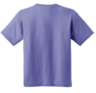 Gildan Youth Heavy Cotton 100% Cotton T-Shirt (Violet)