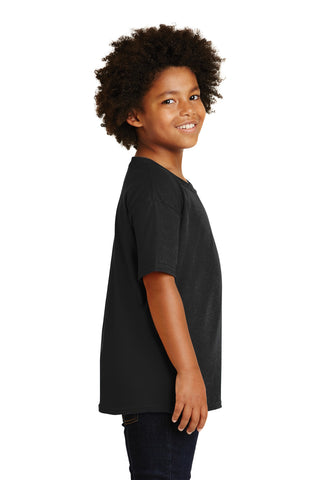 Gildan Youth Heavy Cotton 100% Cotton T-Shirt (Black)