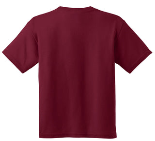 Gildan Youth Heavy Cotton 100% Cotton T-Shirt (Cardinal Red)