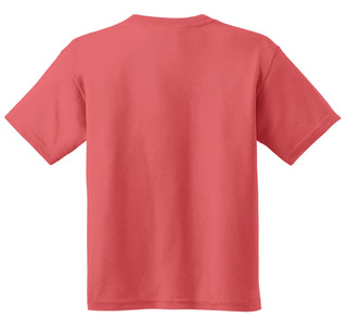 Gildan Youth Heavy Cotton 100% Cotton T-Shirt (Coral Silk)