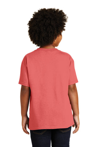 Gildan Youth Heavy Cotton 100% Cotton T-Shirt (Coral Silk)