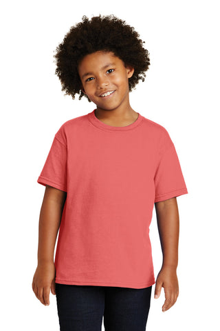 Gildan Youth Heavy Cotton 100% Cotton T-Shirt (Coral Silk)