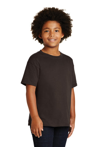 Gildan Youth Heavy Cotton 100% Cotton T-Shirt (Dark Chocolate)