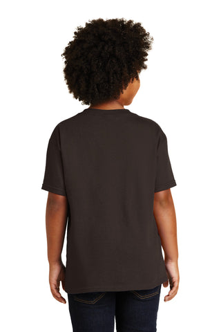 Gildan Youth Heavy Cotton 100% Cotton T-Shirt (Dark Chocolate)