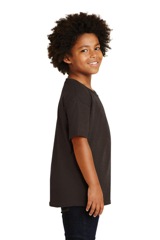 Gildan Youth Heavy Cotton 100% Cotton T-Shirt (Dark Chocolate)