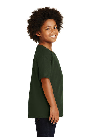 Gildan Youth Heavy Cotton 100% Cotton T-Shirt (Forest)