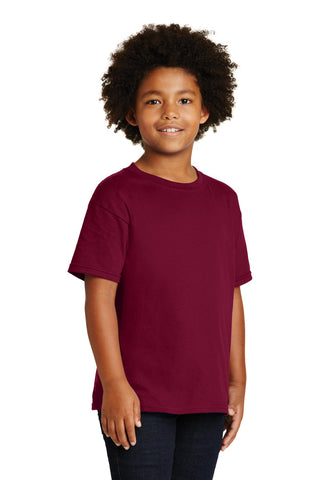 Gildan Youth Heavy Cotton 100% Cotton T-Shirt (Garnet)