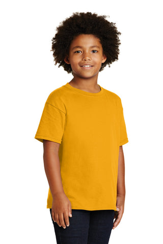 Gildan Youth Heavy Cotton 100% Cotton T-Shirt (Gold)