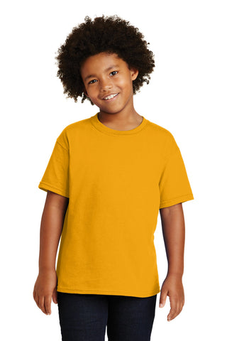 Gildan Youth Heavy Cotton 100% Cotton T-Shirt (Gold)