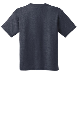 Gildan Youth Heavy Cotton 100% Cotton T-Shirt (Heather Navy)