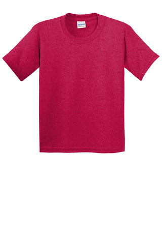 Gildan Youth Heavy Cotton 100% Cotton T-Shirt (Heather Red)
