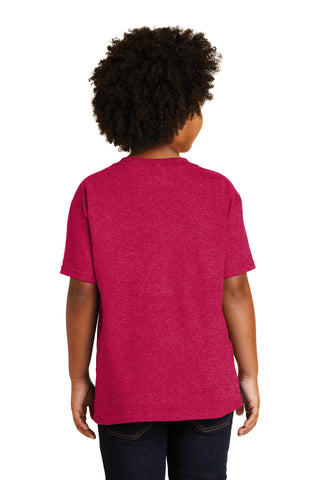 Gildan Youth Heavy Cotton 100% Cotton T-Shirt (Heather Red)