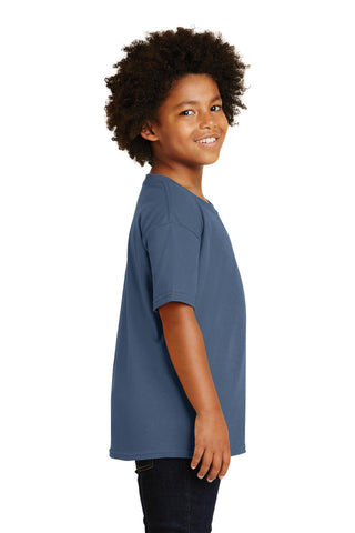 Gildan Youth Heavy Cotton 100% Cotton T-Shirt (Indigo Blue)
