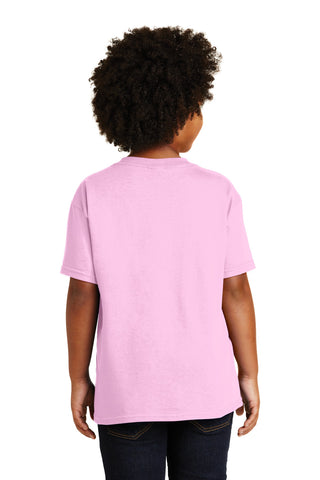 Gildan Youth Heavy Cotton 100% Cotton T-Shirt (Light Pink)