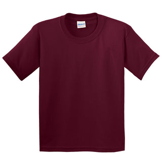 Gildan Youth Heavy Cotton 100% Cotton T-Shirt (Maroon)