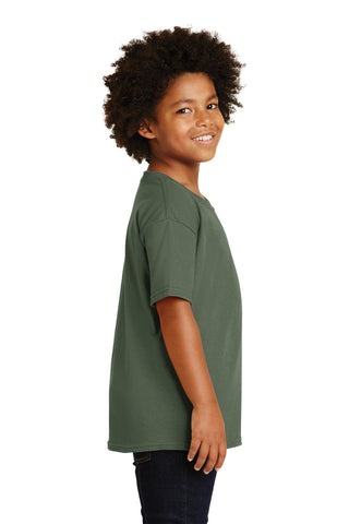 Gildan Youth Heavy Cotton 100% Cotton T-Shirt (Military Green)