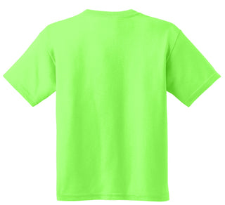 Gildan Youth Heavy Cotton 100% Cotton T-Shirt (Neon Green)