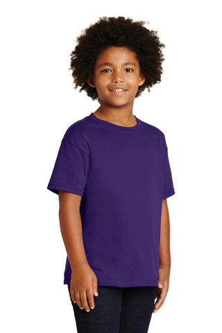 Gildan Youth Heavy Cotton 100% Cotton T-Shirt (Purple)