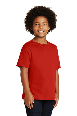 Gildan Youth Heavy Cotton 100% Cotton T-Shirt (Red)