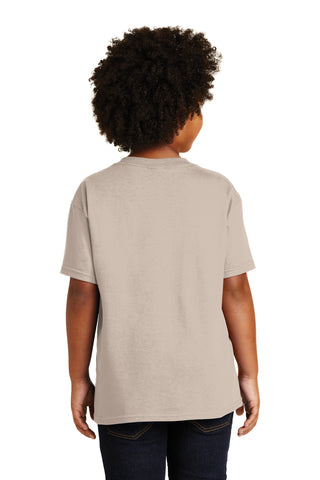 Gildan Youth Heavy Cotton 100% Cotton T-Shirt (Sand)