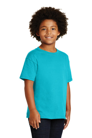 Gildan Youth Heavy Cotton 100% Cotton T-Shirt (Tropical Blue)