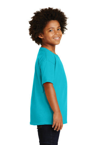 Gildan Youth Heavy Cotton 100% Cotton T-Shirt (Tropical Blue)